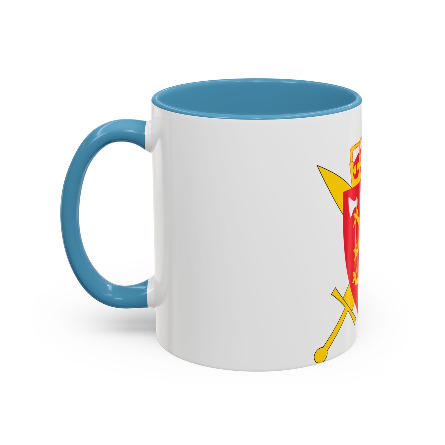 Coat of arms of the Norwegian Armed Forces - Accent Coffee Mug
