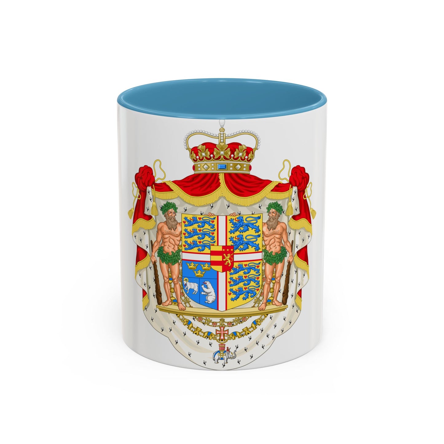 Coat of arms of Joachim, Prince of Denmark - Accent Coffee Mug