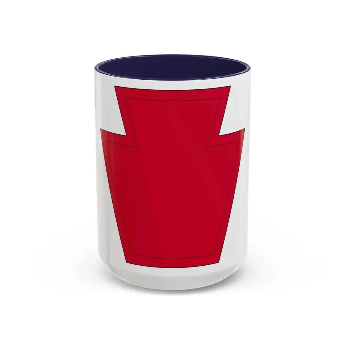 28th Infantry Division SSI 19182015 (U.S. Army) Accent Coffee Mug 15oz Navy - Go Mug Yourself
