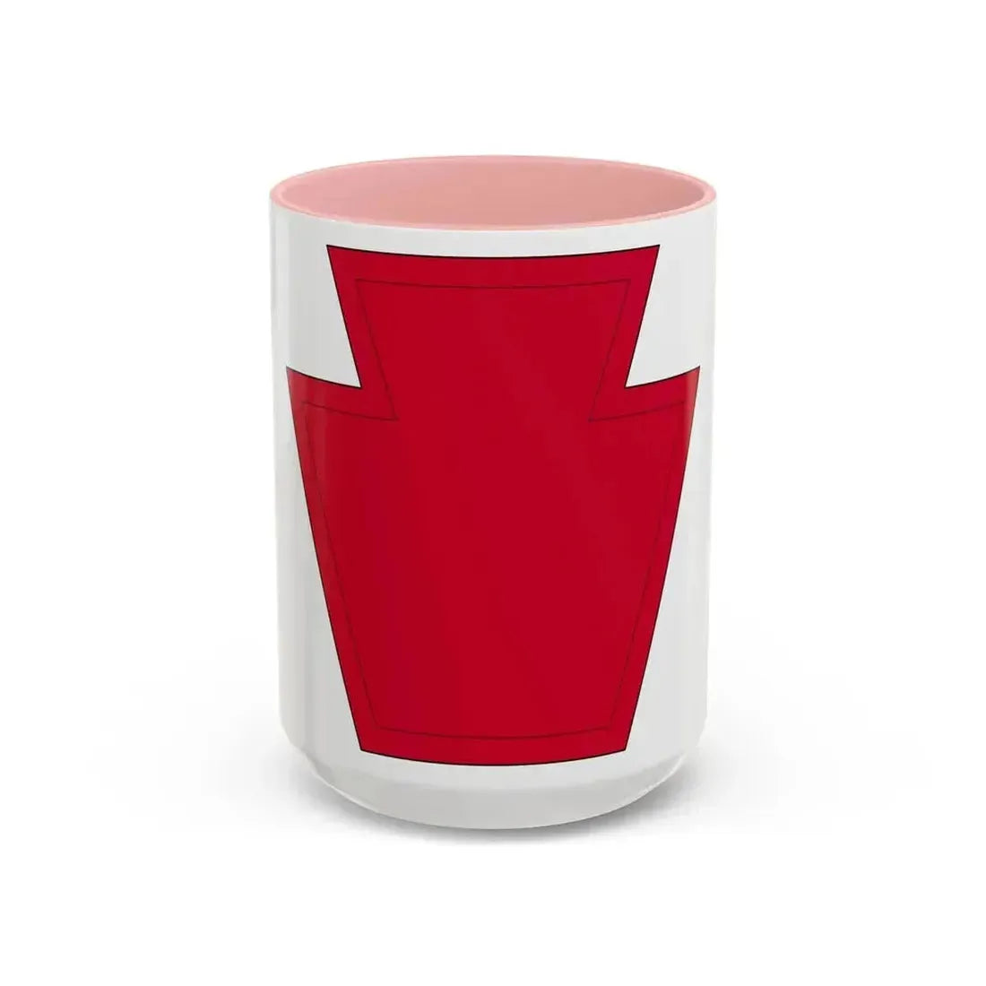 28th Infantry Division SSI 19182015 (U.S. Army) Accent Coffee Mug 15oz Pink - Go Mug Yourself