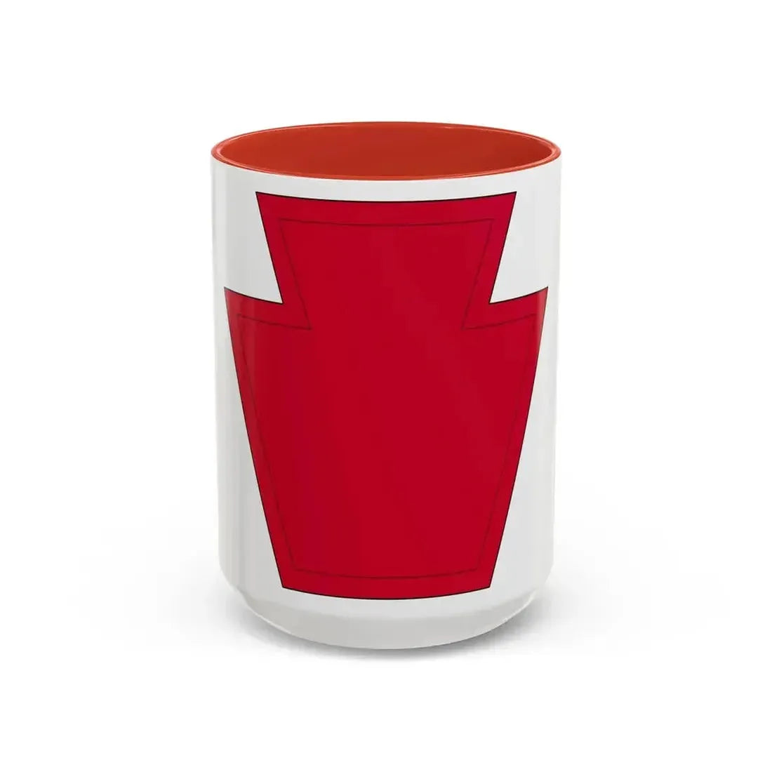 28th Infantry Division SSI 19182015 (U.S. Army) Accent Coffee Mug 15oz Red - Go Mug Yourself
