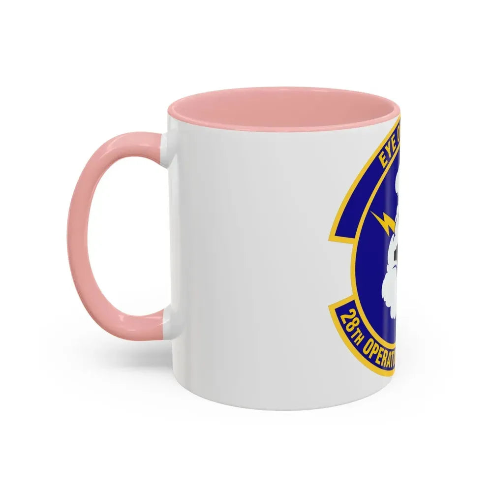 28th Operational Weather Squadron (U.S. Air Force) Accent Coffee Mug - Go Mug Yourself