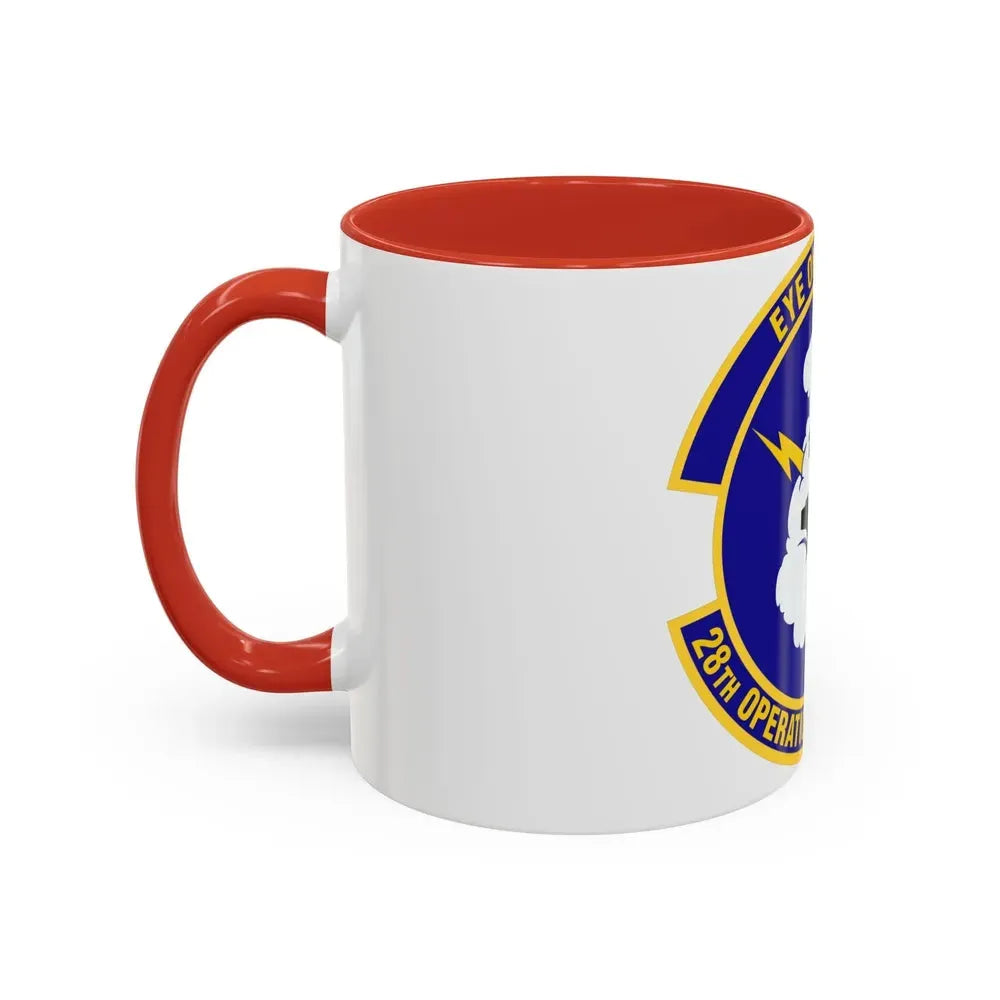28th Operational Weather Squadron (U.S. Air Force) Accent Coffee Mug - Go Mug Yourself