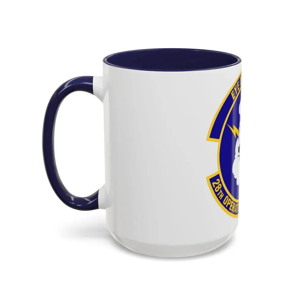 28th Operational Weather Squadron (U.S. Air Force) Accent Coffee Mug - Go Mug Yourself