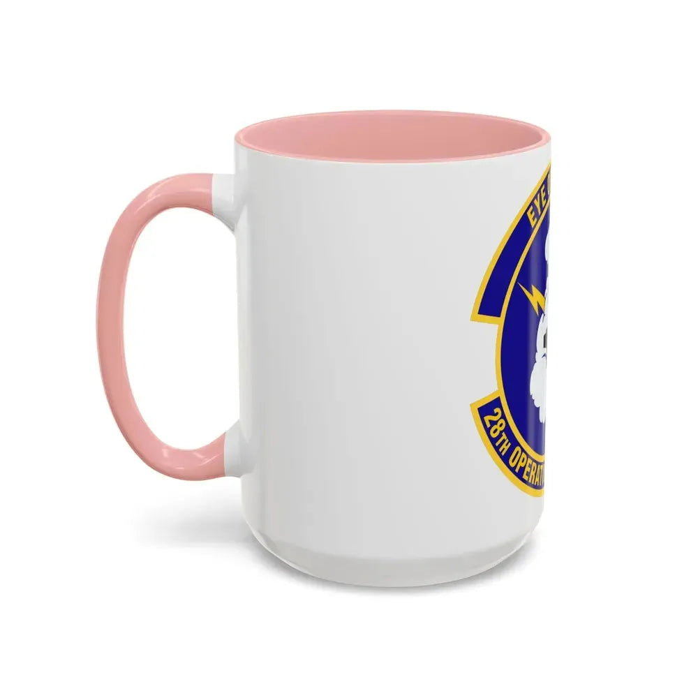 28th Operational Weather Squadron (U.S. Air Force) Accent Coffee Mug - Go Mug Yourself