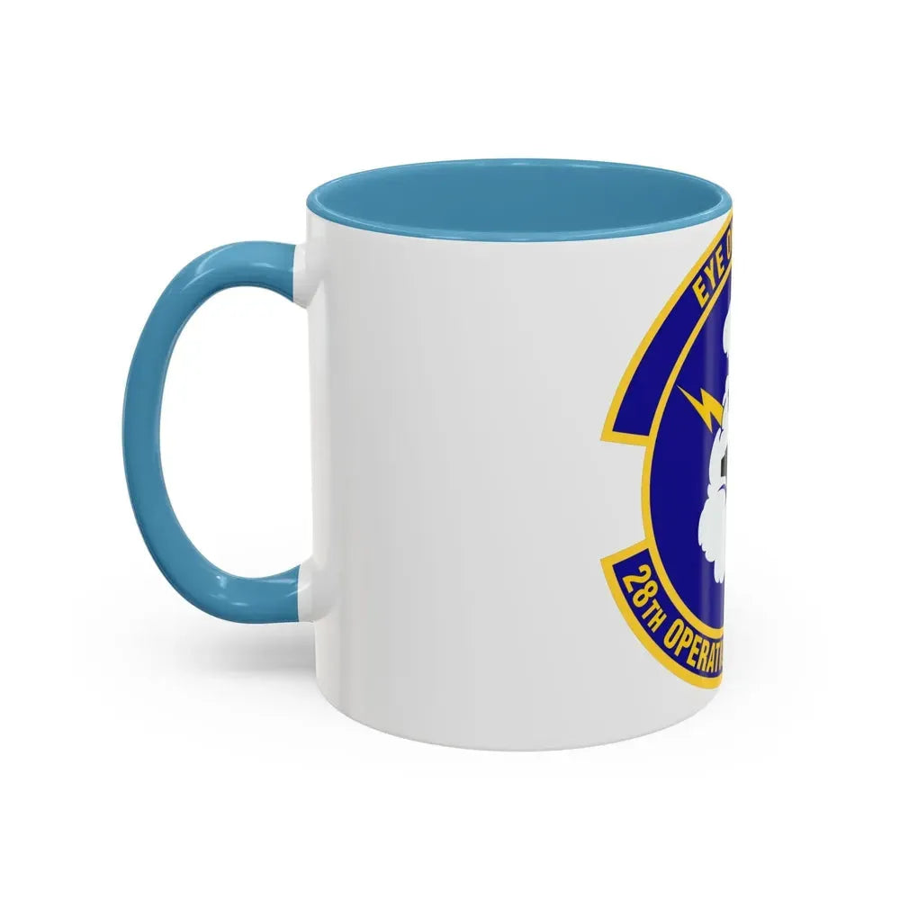 28th Operational Weather Squadron (U.S. Air Force) Accent Coffee Mug - Go Mug Yourself