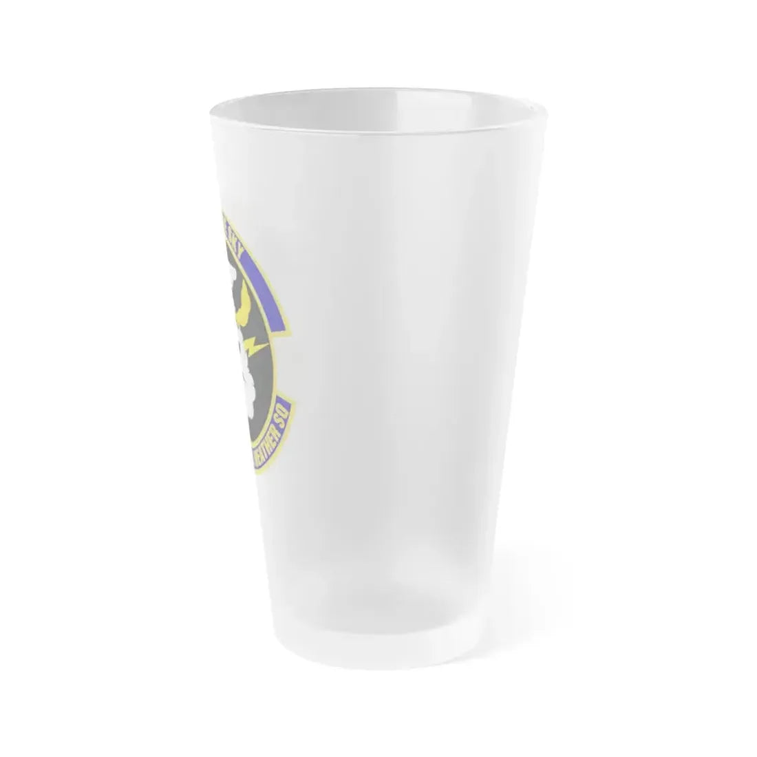 28th Operational Weather Squadron (U.S. Air Force) Frosted Pint Glass 16oz - Go Mug Yourself