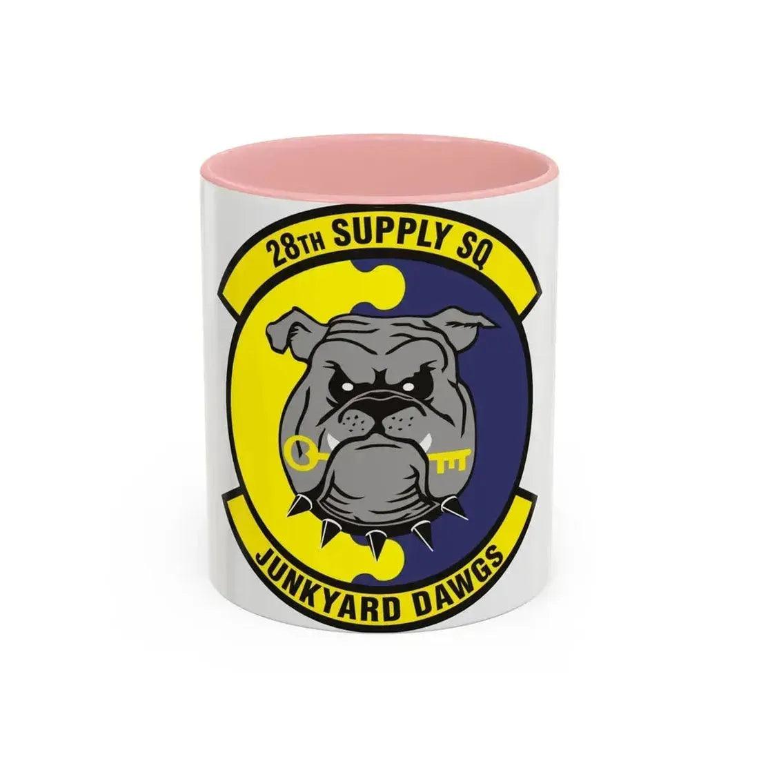 28th Supply Squadron (U.S. Air Force) Accent Coffee Mug 11oz Pink - Go Mug Yourself