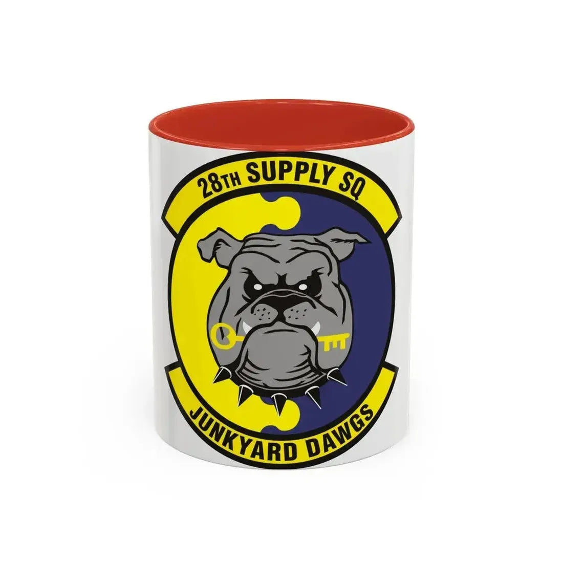 28th Supply Squadron (U.S. Air Force) Accent Coffee Mug 11oz Red - Go Mug Yourself