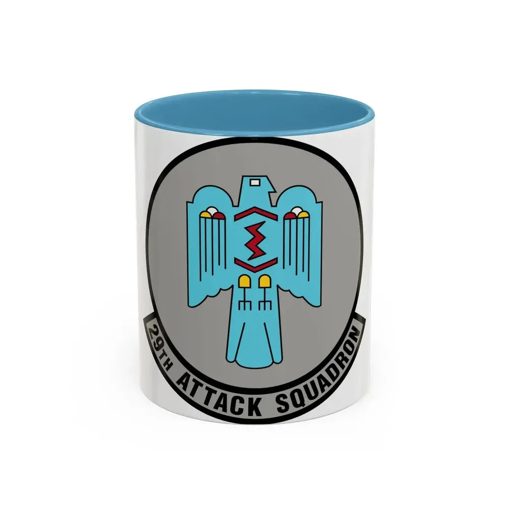 29 Attack Squadron ACC (U.S. Air Force) Accent Coffee Mug 11oz Light Blue - Go Mug Yourself