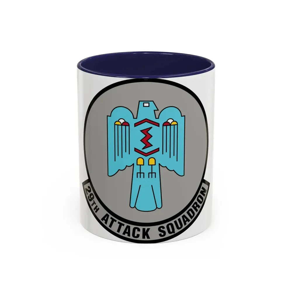 29 Attack Squadron ACC (U.S. Air Force) Accent Coffee Mug 11oz Navy - Go Mug Yourself