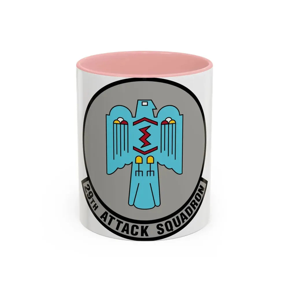 29 Attack Squadron ACC (U.S. Air Force) Accent Coffee Mug 11oz Pink - Go Mug Yourself