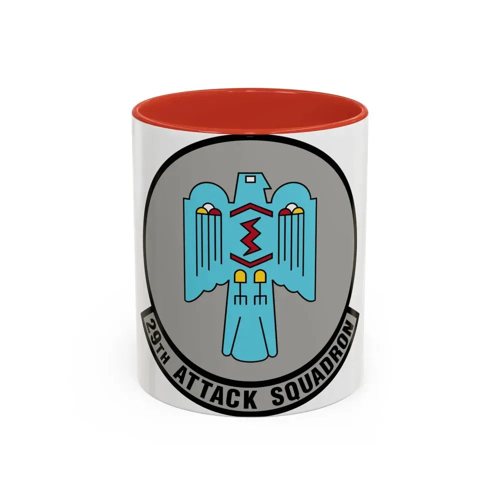 29 Attack Squadron ACC (U.S. Air Force) Accent Coffee Mug 11oz Red - Go Mug Yourself