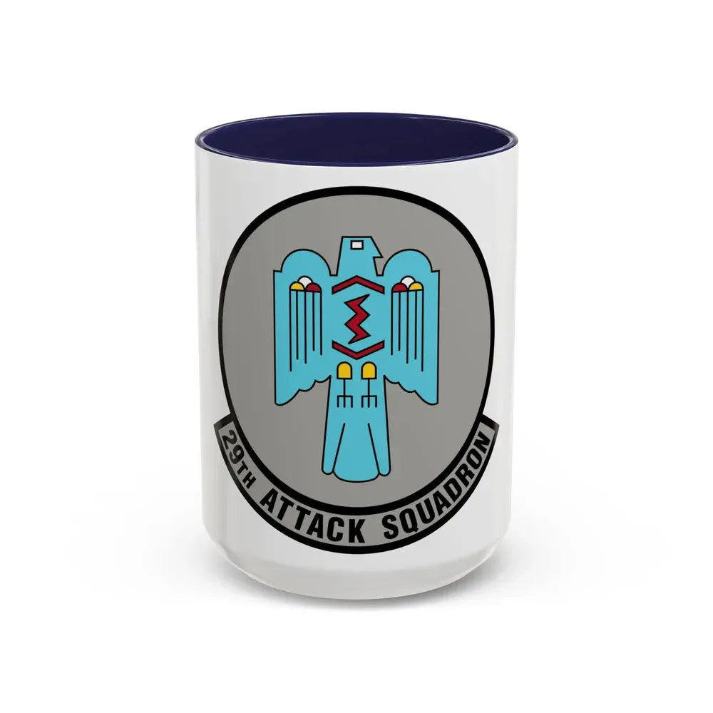 29 Attack Squadron ACC (U.S. Air Force) Accent Coffee Mug 15oz Navy - Go Mug Yourself