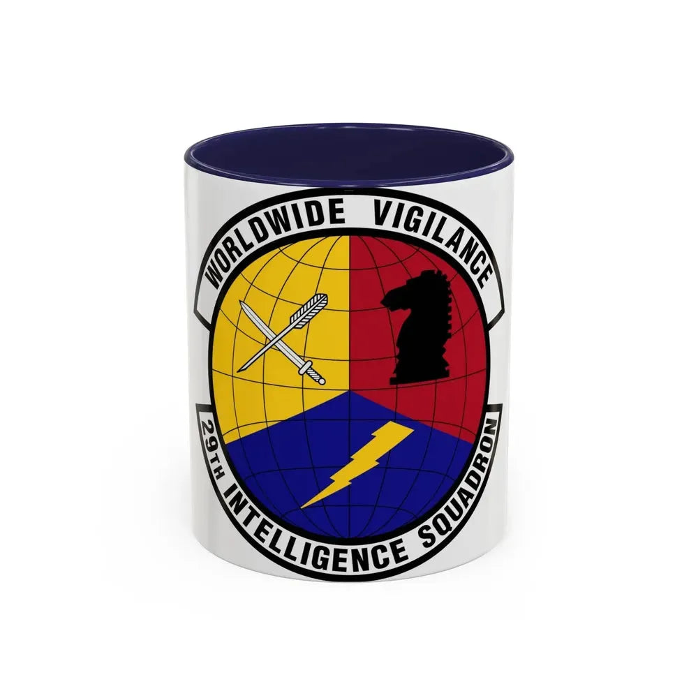 29 Intelligence Squadron ACC (U.S. Air Force) Accent Coffee Mug 11oz Navy - Go Mug Yourself