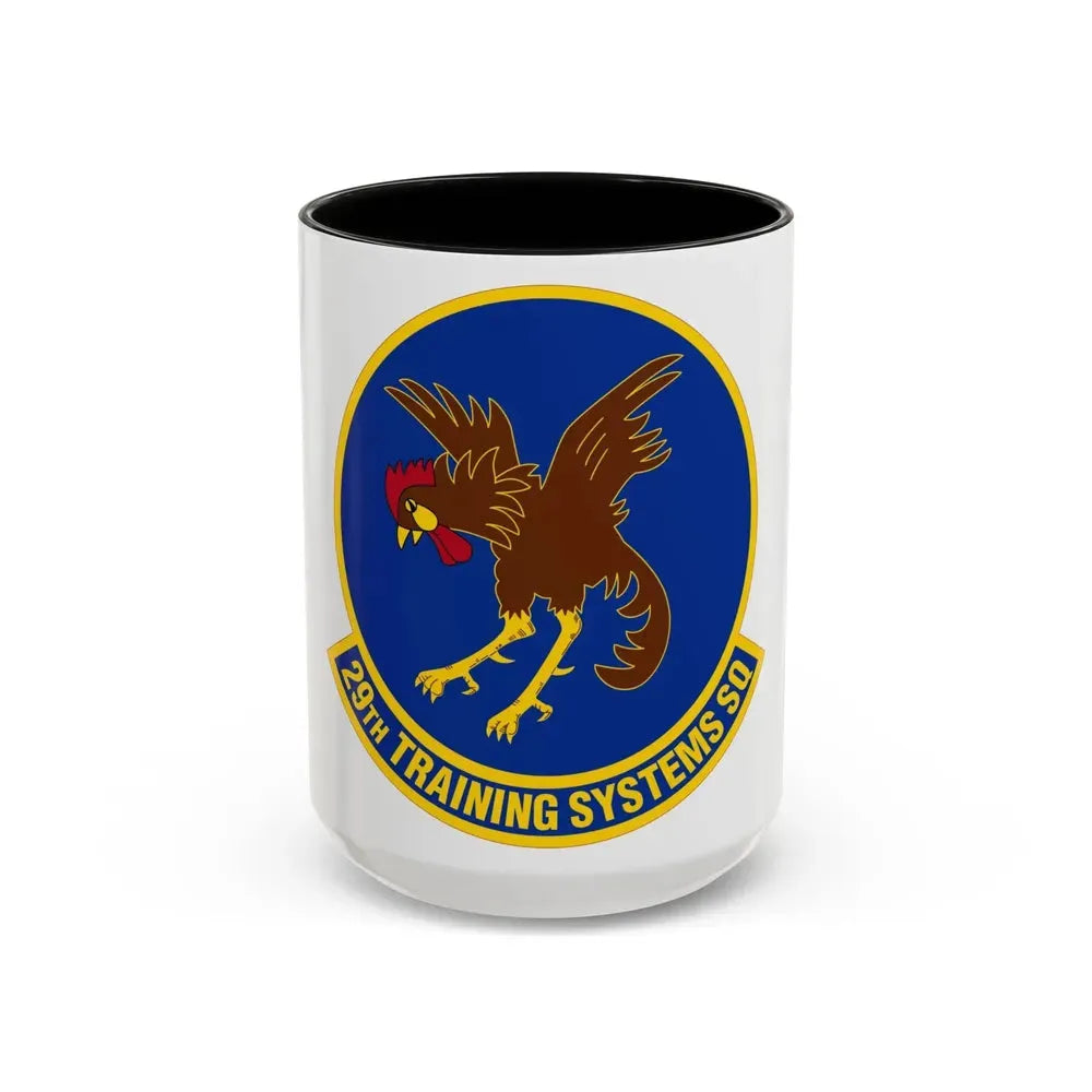 29 Training Systems Sq ACC (U.S. Air Force) Accent Coffee Mug 15oz Black - Go Mug Yourself