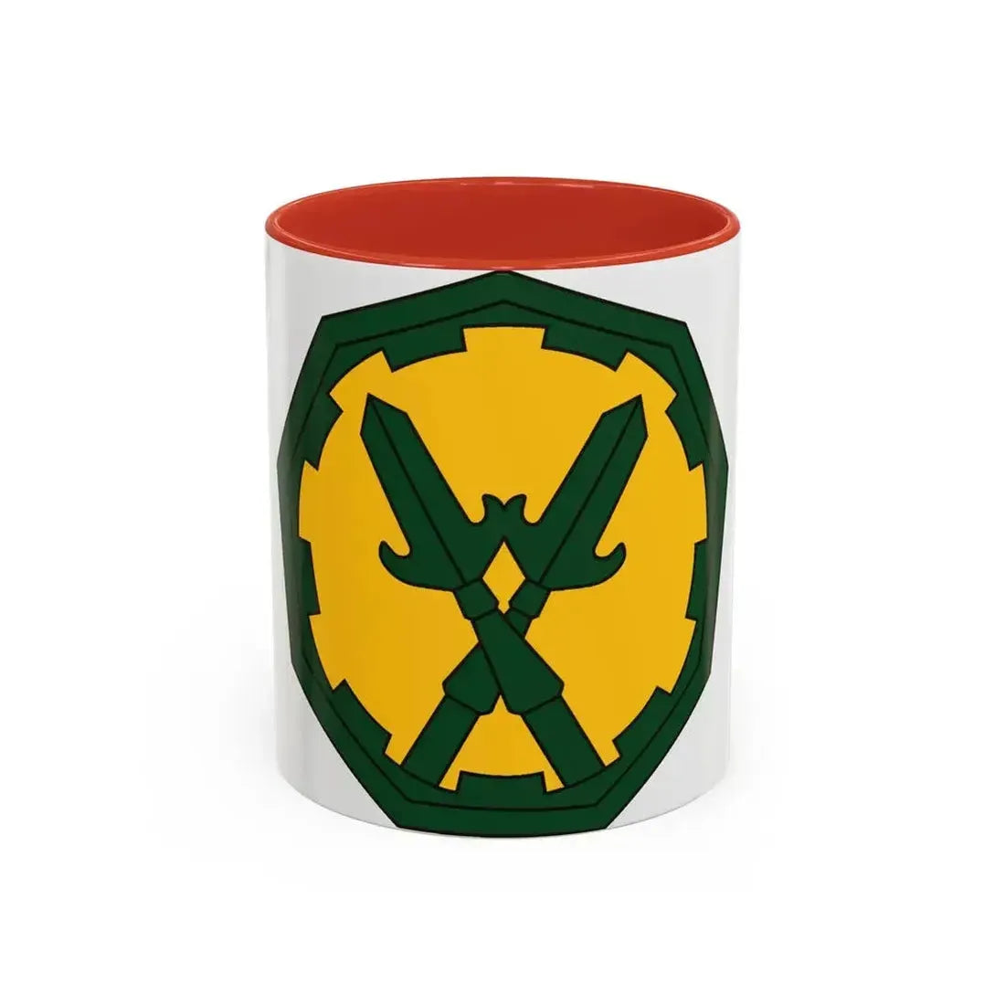 290 Military Police Brigade 2 (U.S. Army) Accent Coffee Mug 11oz Red - Go Mug Yourself