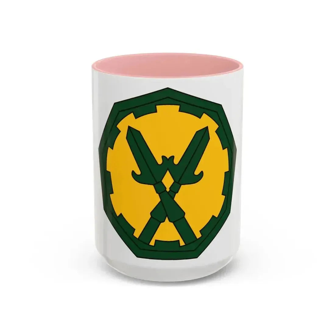 290 Military Police Brigade 2 (U.S. Army) Accent Coffee Mug 15oz Pink - Go Mug Yourself