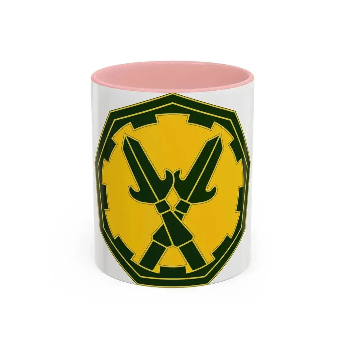 290 Military Police Brigade 3 (U.S. Army) Accent Coffee Mug 11oz Pink - Go Mug Yourself