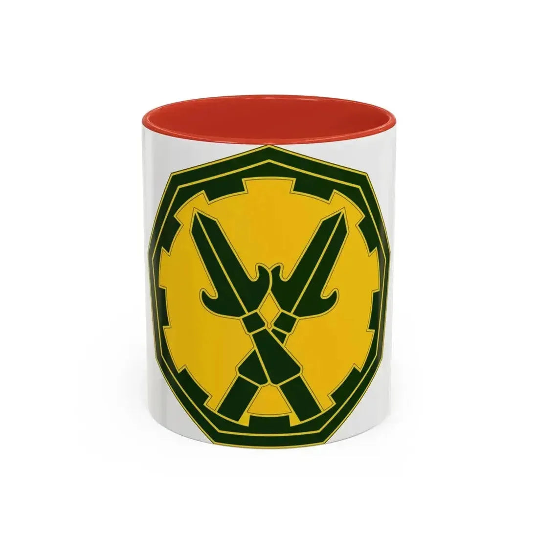 290 Military Police Brigade 3 (U.S. Army) Accent Coffee Mug 11oz Red - Go Mug Yourself