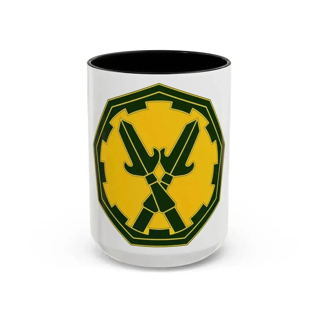 290 Military Police Brigade 3 (U.S. Army) Accent Coffee Mug 15oz Black - Go Mug Yourself