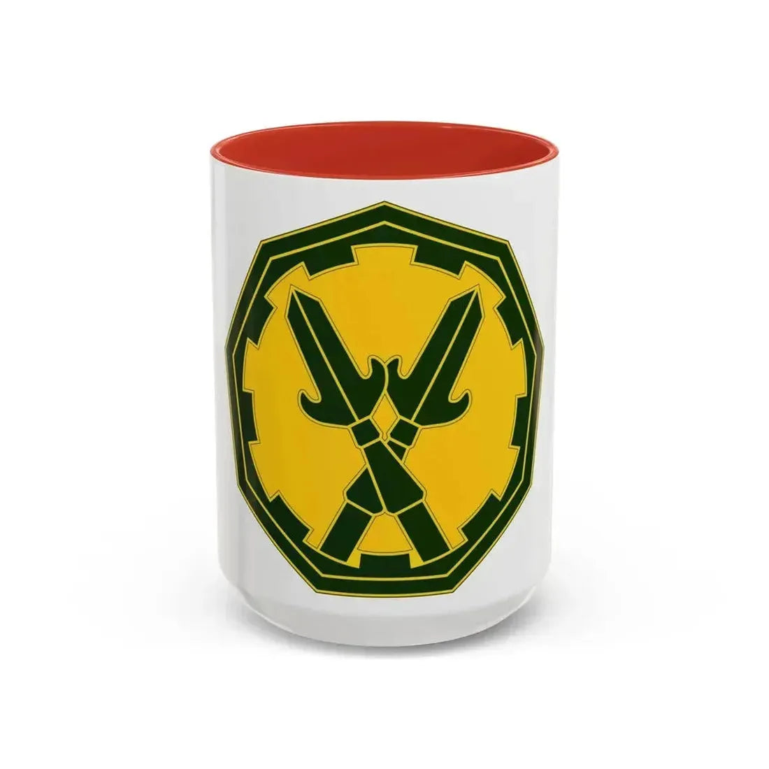 290 Military Police Brigade 3 (U.S. Army) Accent Coffee Mug 15oz Red - Go Mug Yourself