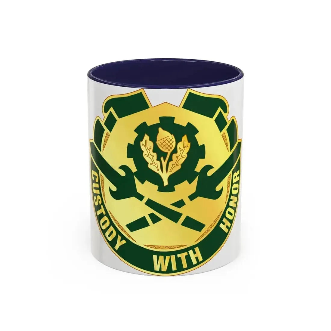 290 Military Police Brigade (U.S. Army) Accent Coffee Mug 11oz Navy - Go Mug Yourself