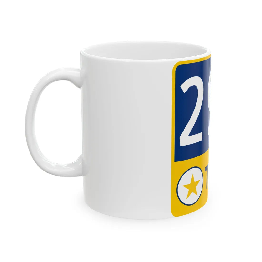 290 Toll Road free (Texas) (Road Sign) White Coffee Mug - Go Mug Yourself