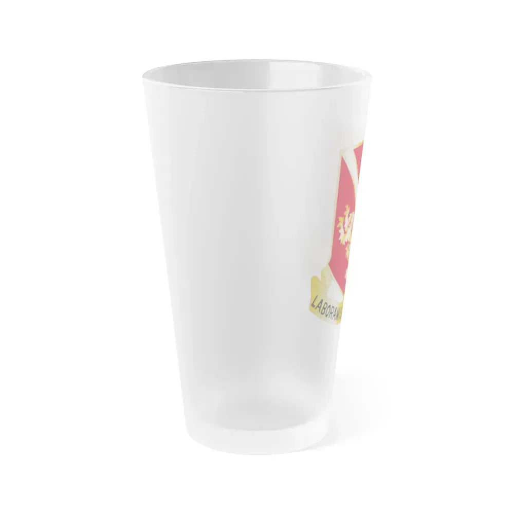 291 Engineer Battalion (U.S. Army) Frosted Pint Glass 16oz - Go Mug Yourself