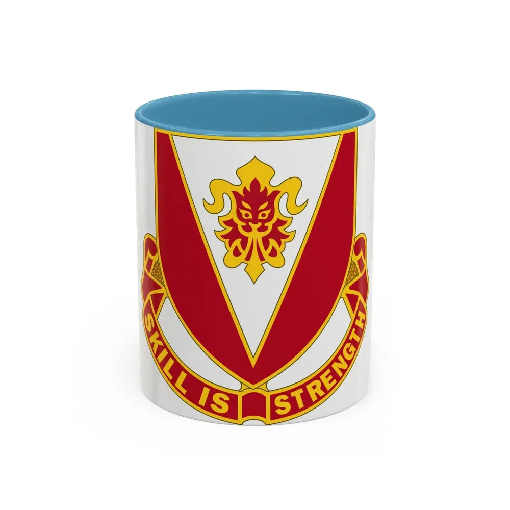 293 Engineer Battalion (U.S. Army) Accent Coffee Mug 11oz Light Blue - Go Mug Yourself