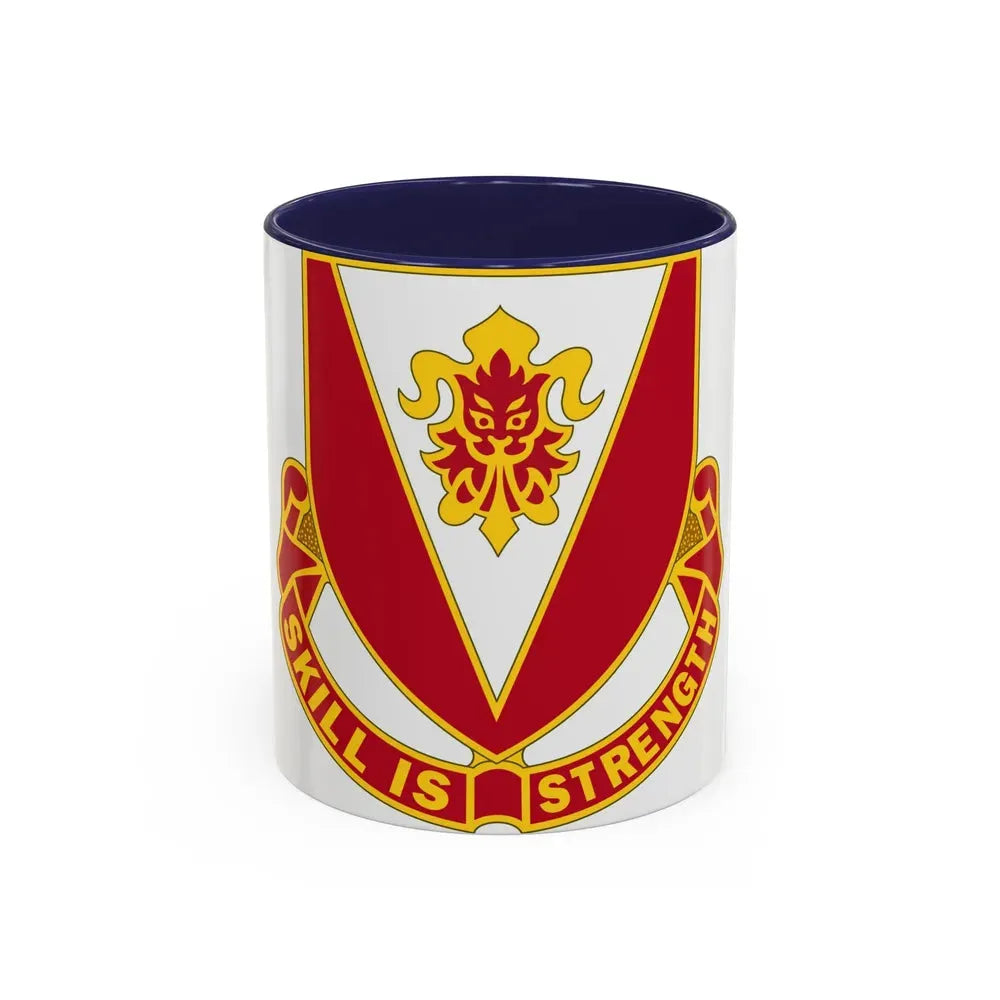 293 Engineer Battalion (U.S. Army) Accent Coffee Mug 11oz Navy - Go Mug Yourself