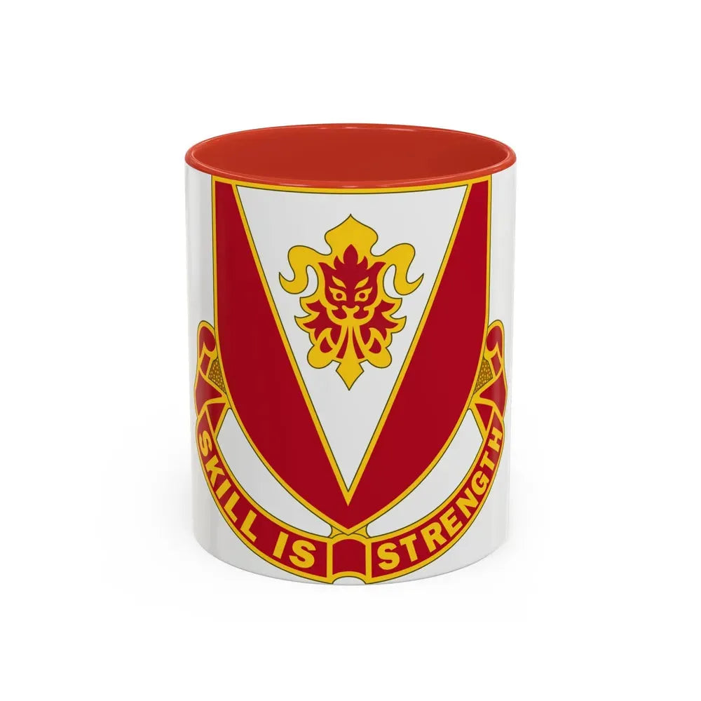 293 Engineer Battalion (U.S. Army) Accent Coffee Mug 11oz Red - Go Mug Yourself