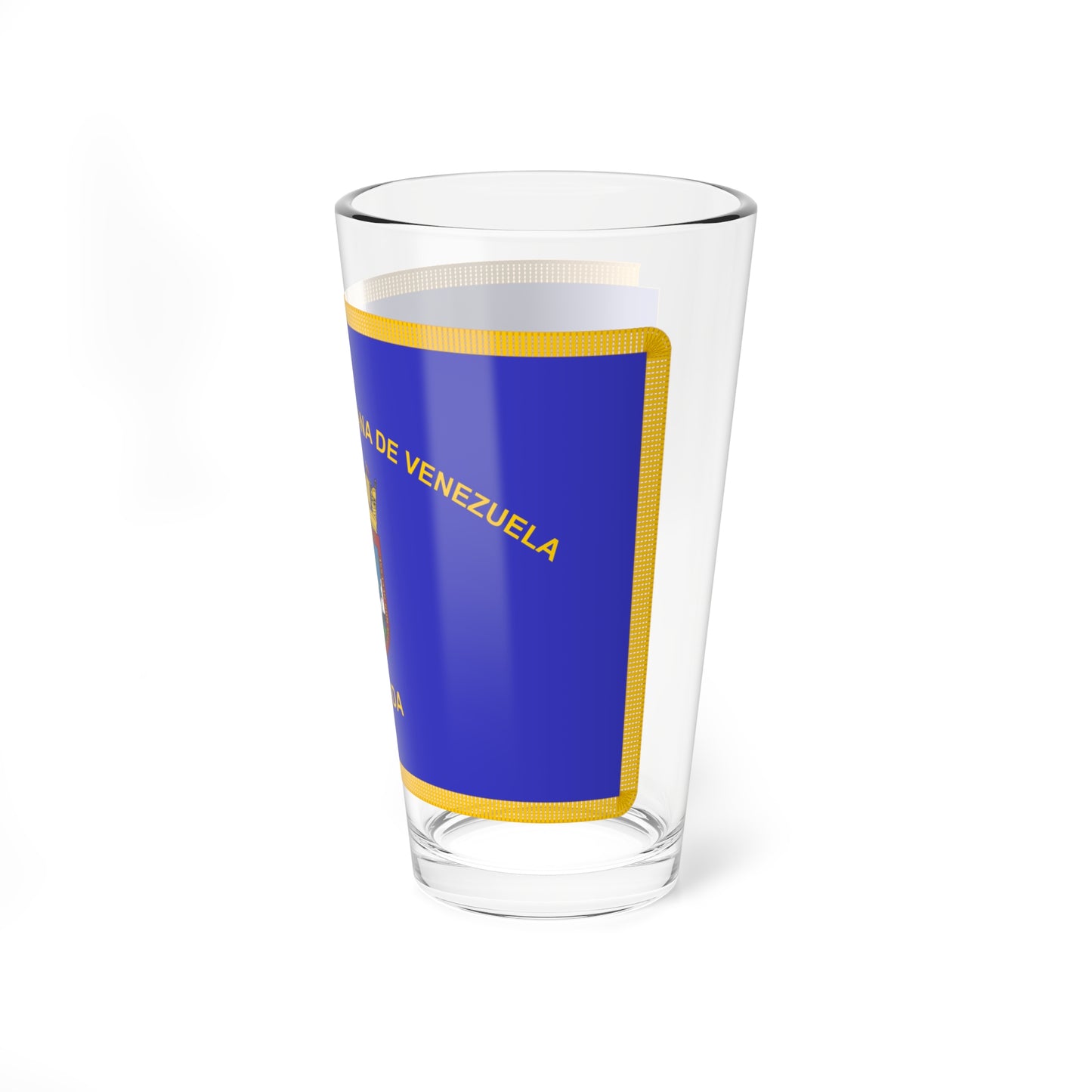 Flag of the Bolivarian Navy of Venezuela (Venezuela) Pint Glass 16oz
