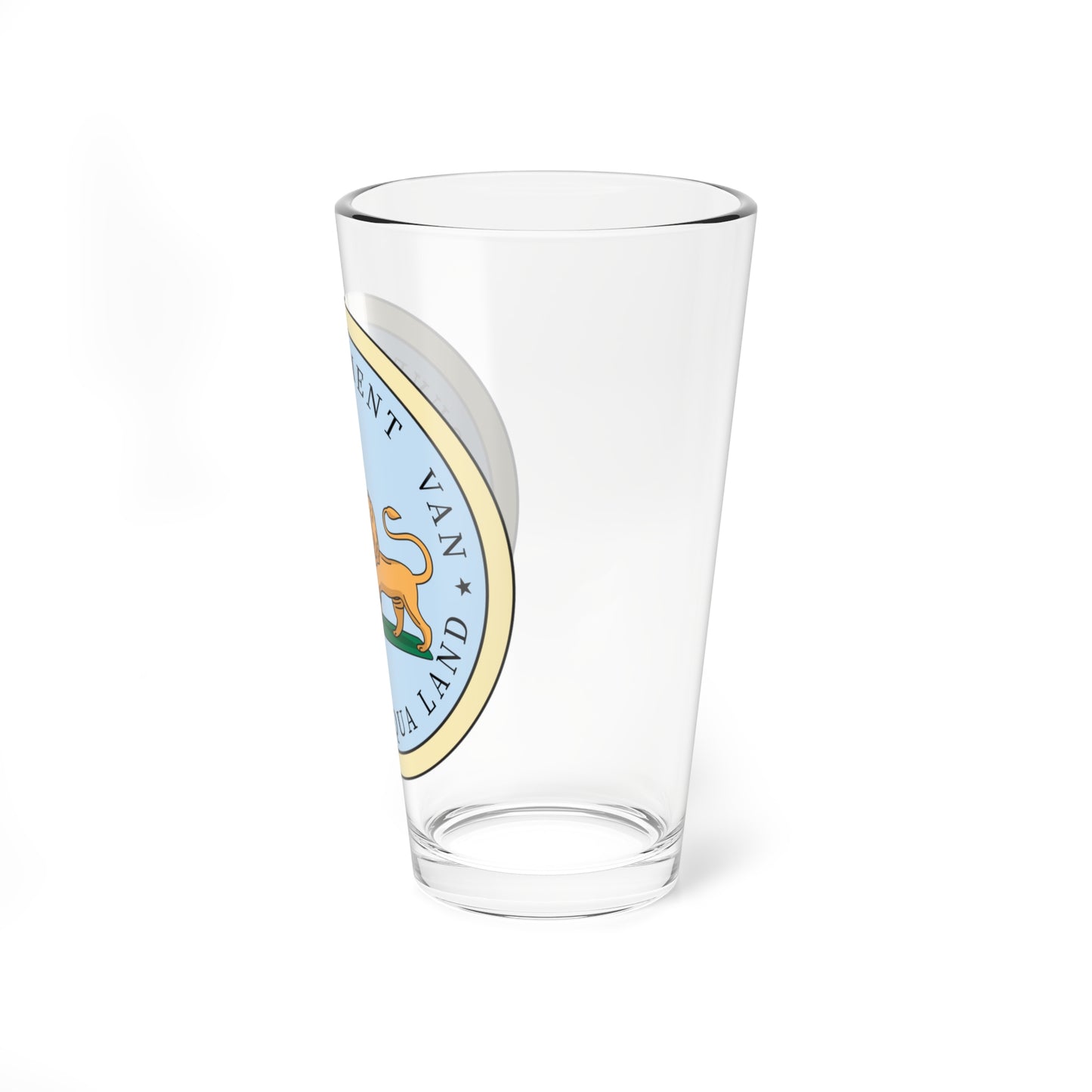 Emblem of Griqualand East (South Africa) (Coat of Arms) Pint Glass 16oz