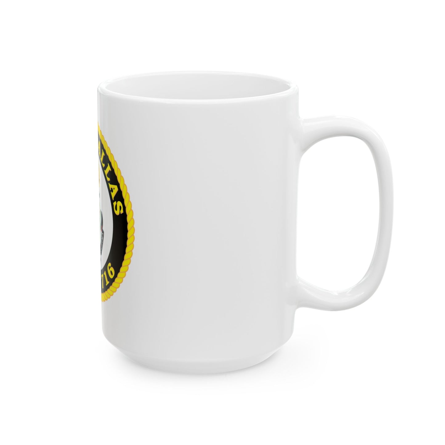 USCGC Dallas WHEC 716 (U.S. Coast Guard) White Coffee Mug