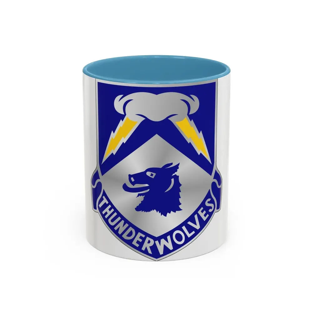 297 Cavalry Regiment (U.S. Army) Accent Coffee Mug 11oz Light Blue - Go Mug Yourself