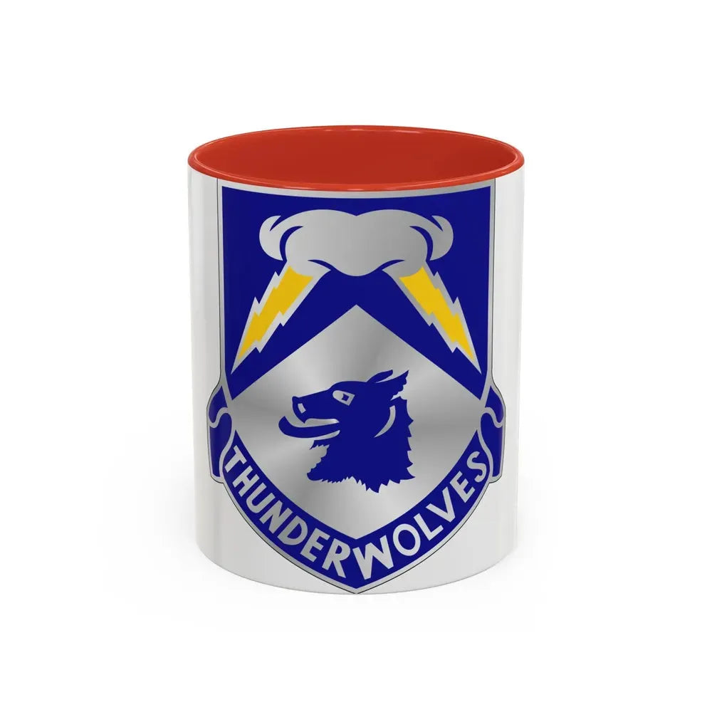 297 Cavalry Regiment (U.S. Army) Accent Coffee Mug 11oz Red - Go Mug Yourself
