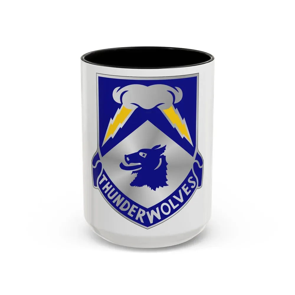 297 Cavalry Regiment (U.S. Army) Accent Coffee Mug 15oz Black - Go Mug Yourself