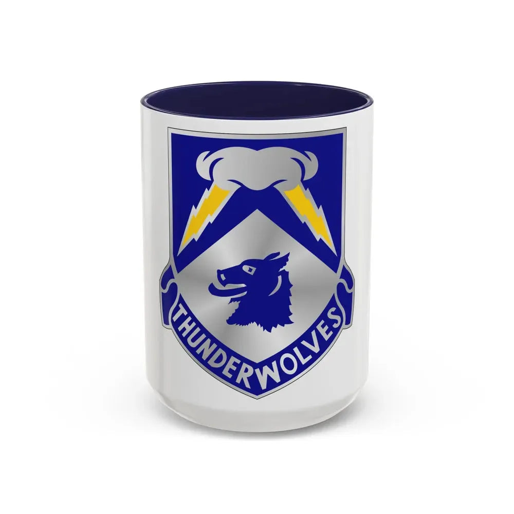 297 Cavalry Regiment (U.S. Army) Accent Coffee Mug 15oz Navy - Go Mug Yourself