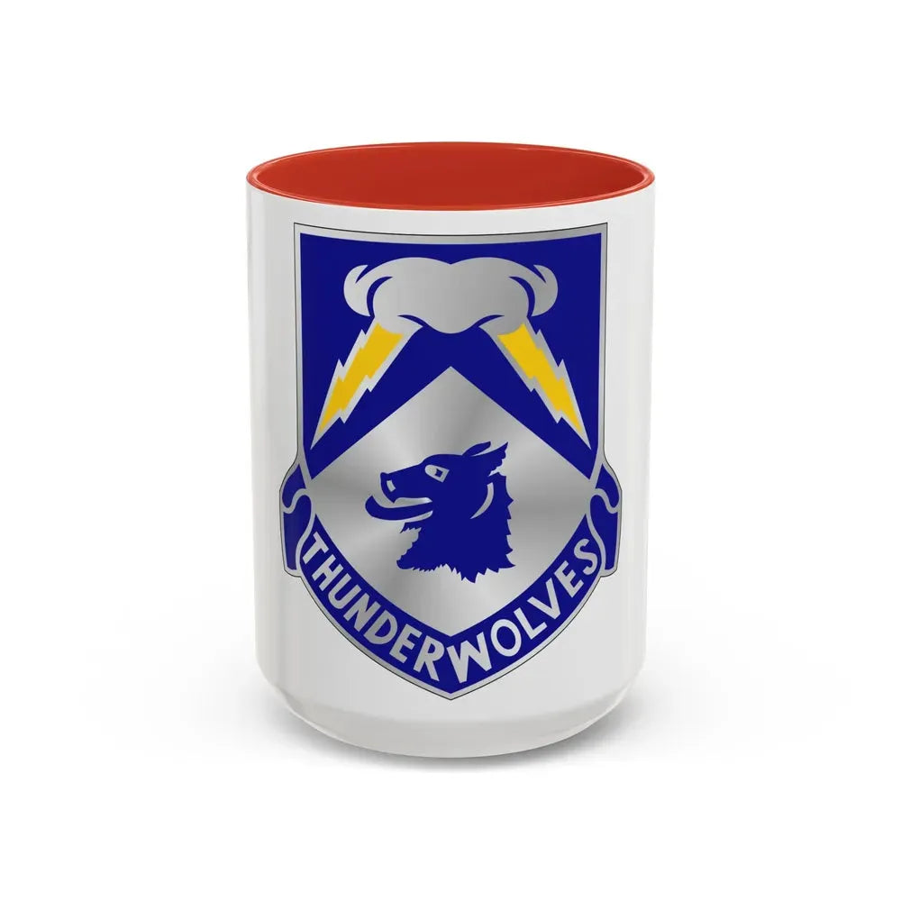 297 Cavalry Regiment (U.S. Army) Accent Coffee Mug 15oz Red - Go Mug Yourself
