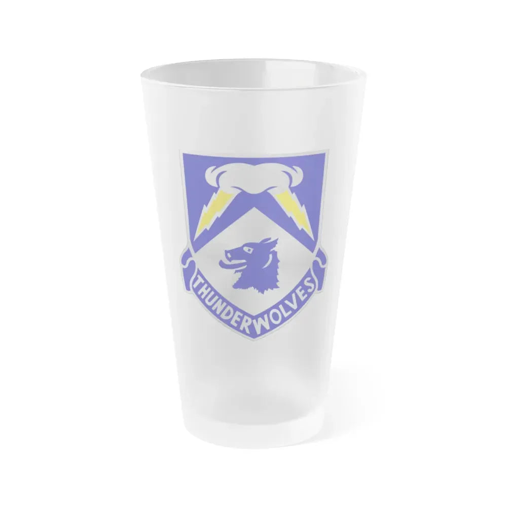 297 Cavalry Regiment (U.S. Army) Frosted Pint Glass 16oz Default Title - Go Mug Yourself