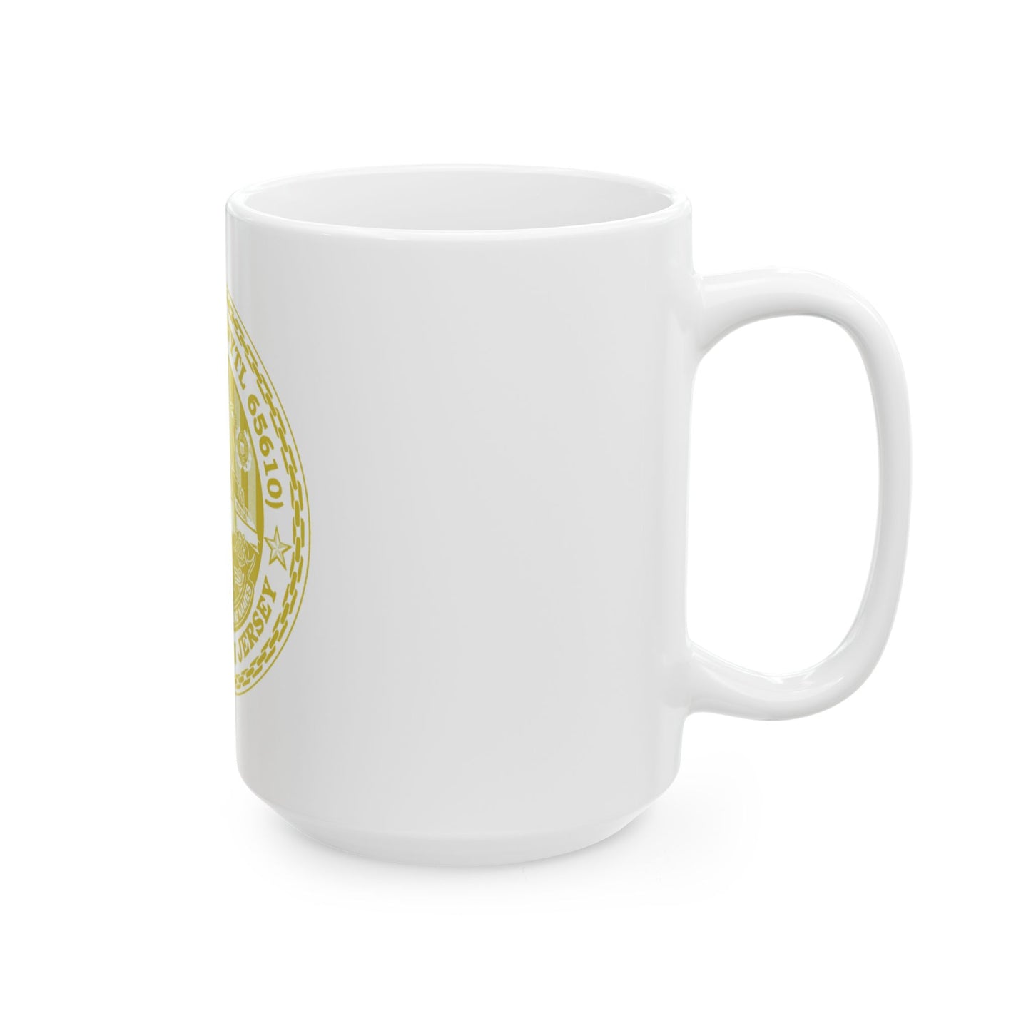 USCG Hawser WYTL 65610 Sim Gold (U.S. Coast Guard) White Coffee Mug