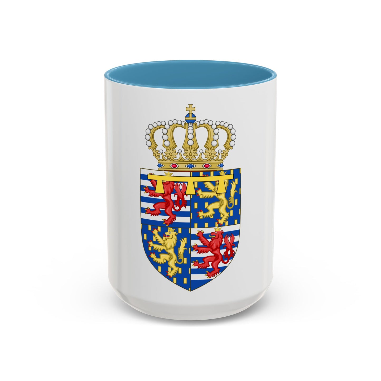 Lesser coat of arms of the Hereditary Grand Duke of Luxembourg (2000) - Accent Coffee Mug