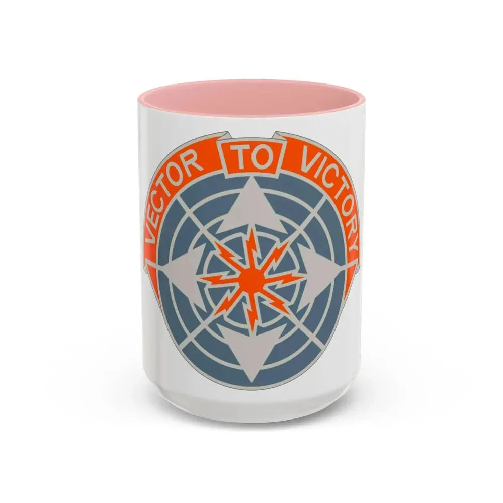 29th Air Traffic Control Group (U.S. Army) Accent Coffee Mug 15oz Pink - Go Mug Yourself