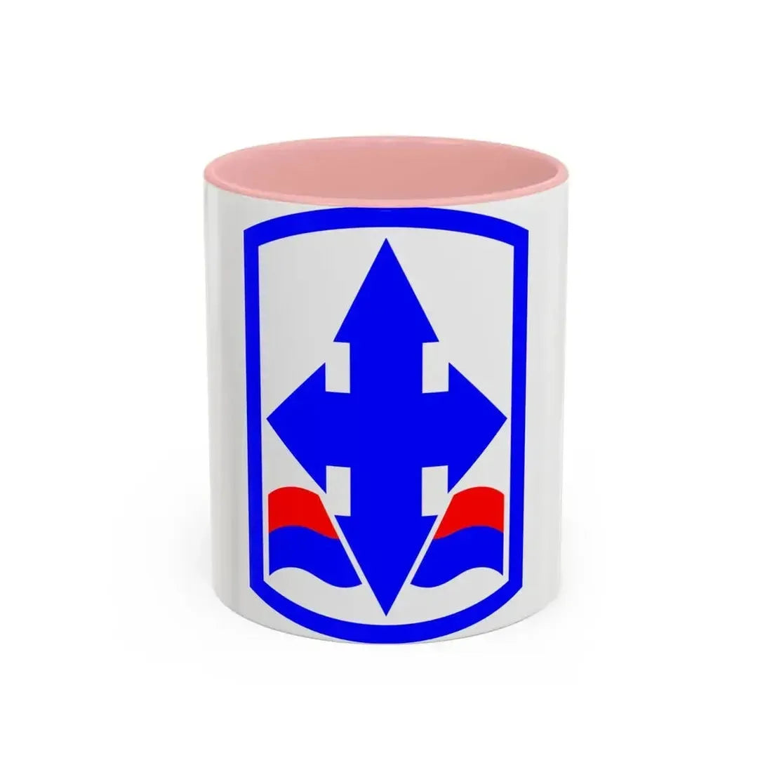 29th Infantry Brigade SSI (U.S. Army) Accent Coffee Mug 11oz Pink - Go Mug Yourself