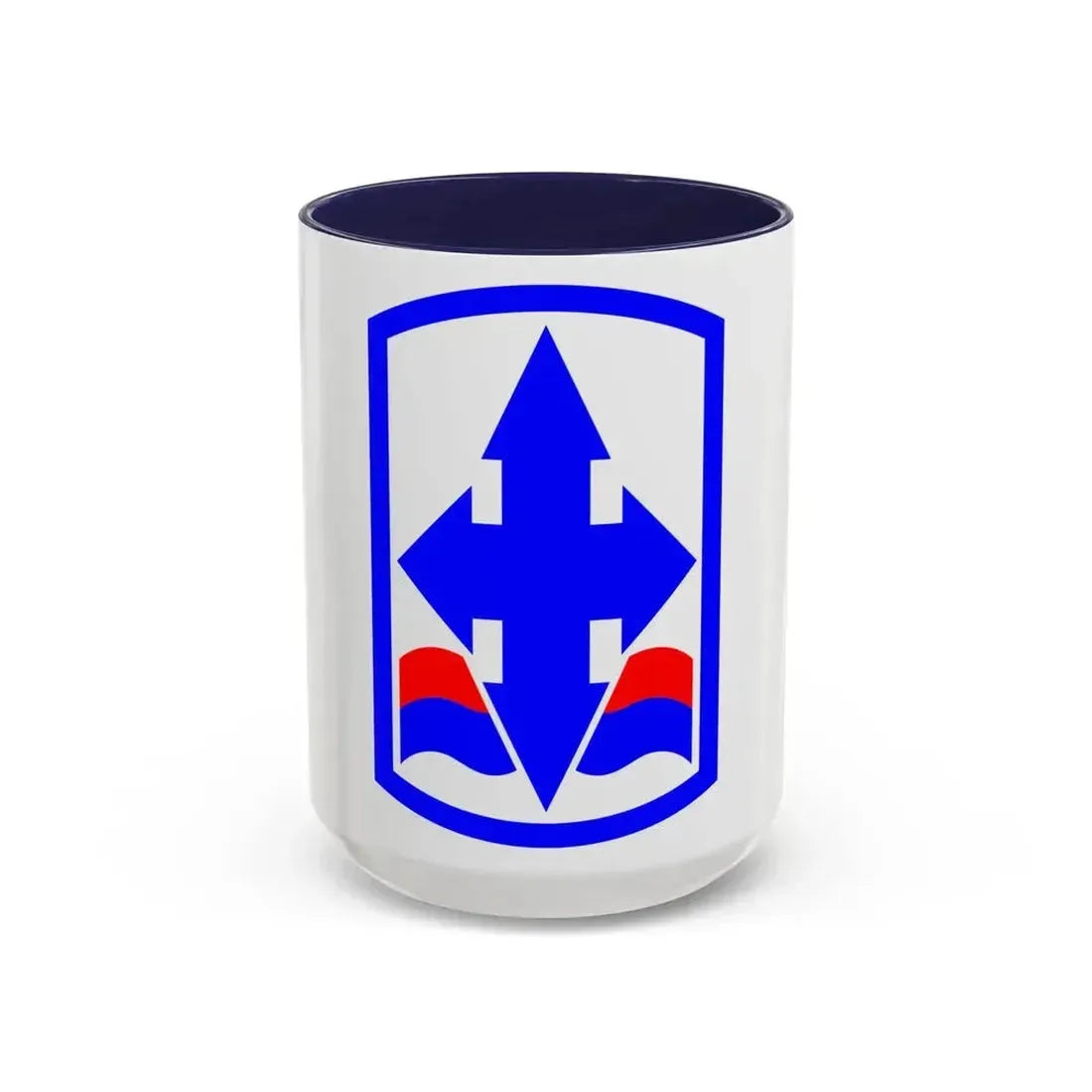 29th Infantry Brigade SSI (U.S. Army) Accent Coffee Mug 15oz Navy - Go Mug Yourself
