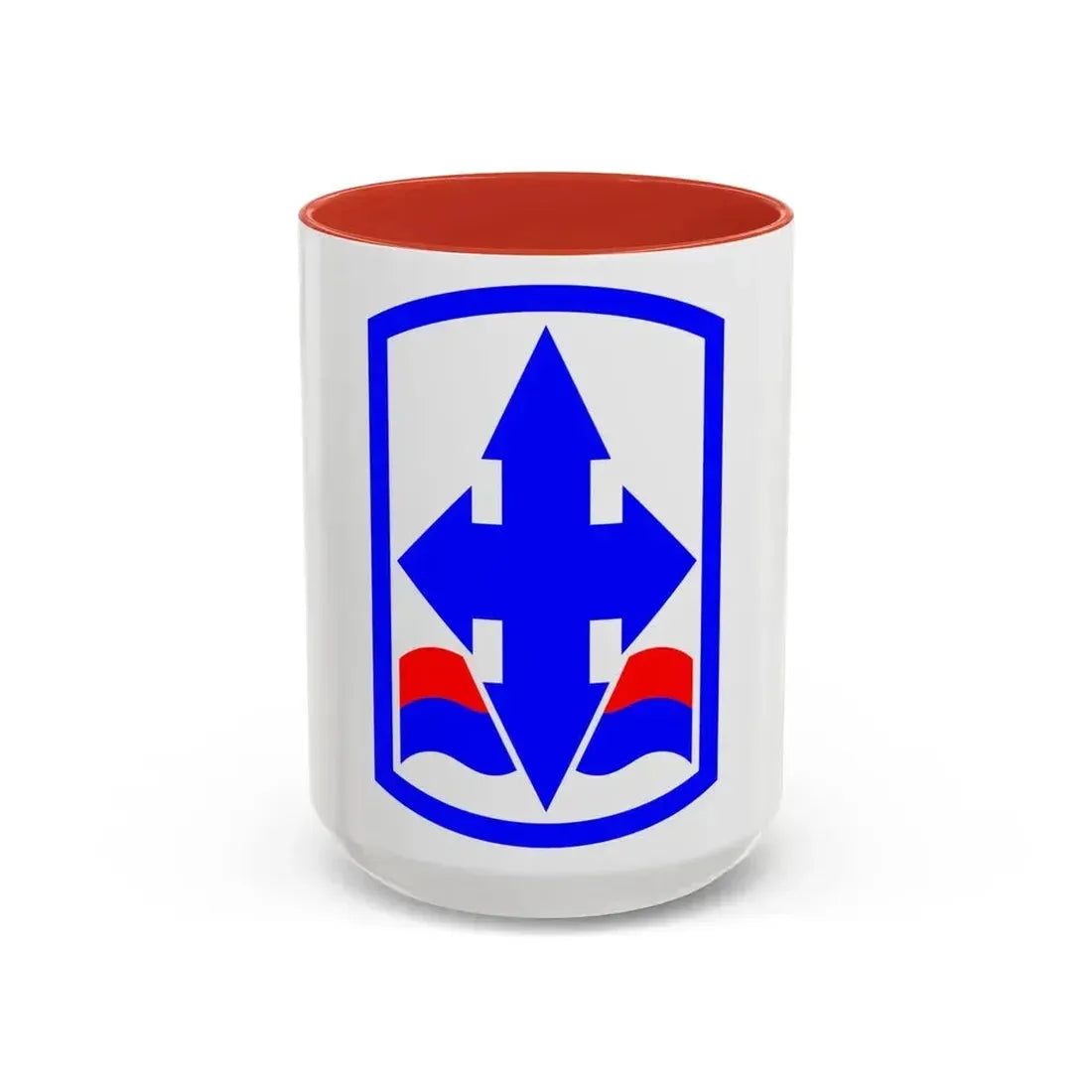 29th Infantry Brigade SSI (U.S. Army) Accent Coffee Mug 15oz Red - Go Mug Yourself