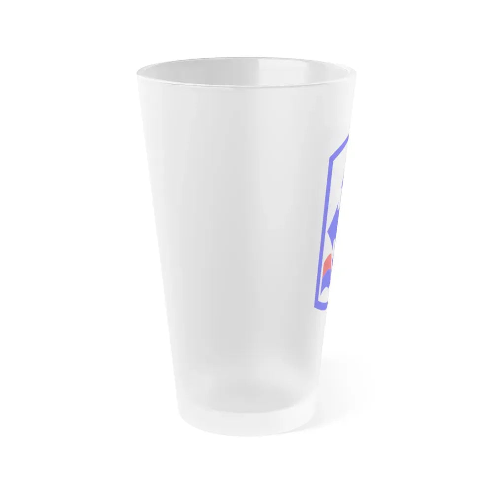 29th Infantry Brigade SSI (U.S. Army) Frosted Pint Glass 16oz - Go Mug Yourself