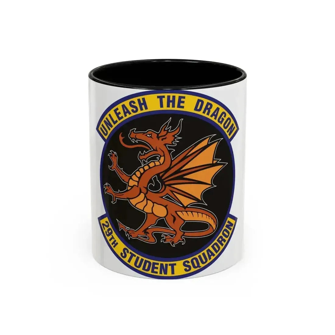 29th Student Squadron (U.S. Air Force) Accent Coffee Mug 11oz Black - Go Mug Yourself