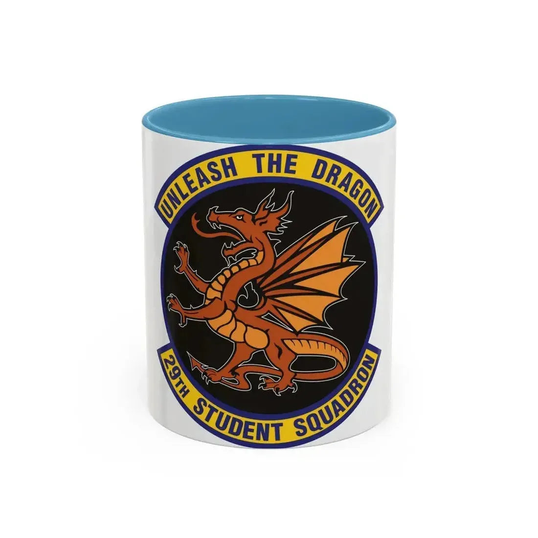 29th Student Squadron (U.S. Air Force) Accent Coffee Mug 11oz Light Blue - Go Mug Yourself